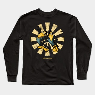 Heckle And Jeckle Retro Japanese Long Sleeve T-Shirt